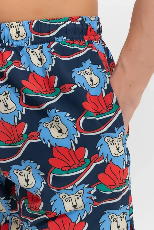 Пляжные шорты BLUEMINT ARTHUS STRETCH 769 NAVY LEO