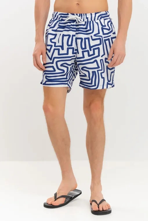 Пляжные шорты BLUEMINT ARTHUS 1048 WHITE MAZE