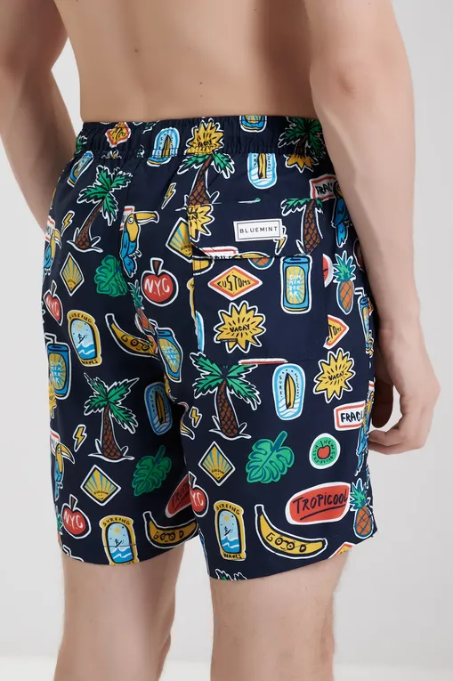 Пляжные шорты BLUEMINT ARTHUS 1042 NAVY CITY