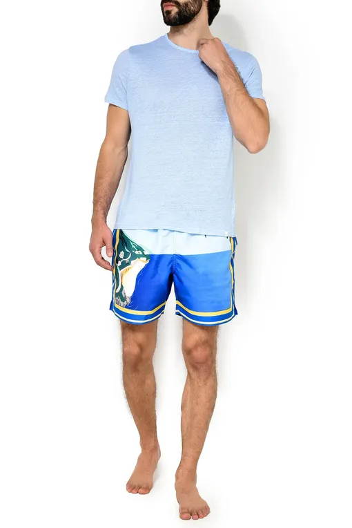 Пляжные шорты Derek Rose 9761-OAHU 002BLU