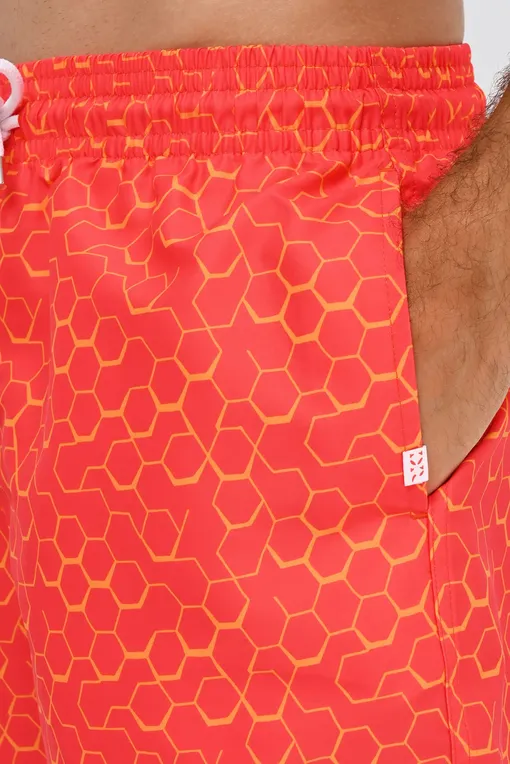 Шорты Derek Rose 9765-TROP 012RED