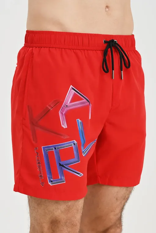 Плавки-шорты KARL LAGERFELD beachwear KL21MBM04 RED