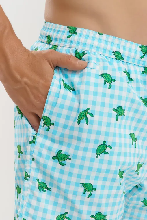 Плавки Mc2 Saint Barth COMFORTLIGHT VICHY TURTLE 31