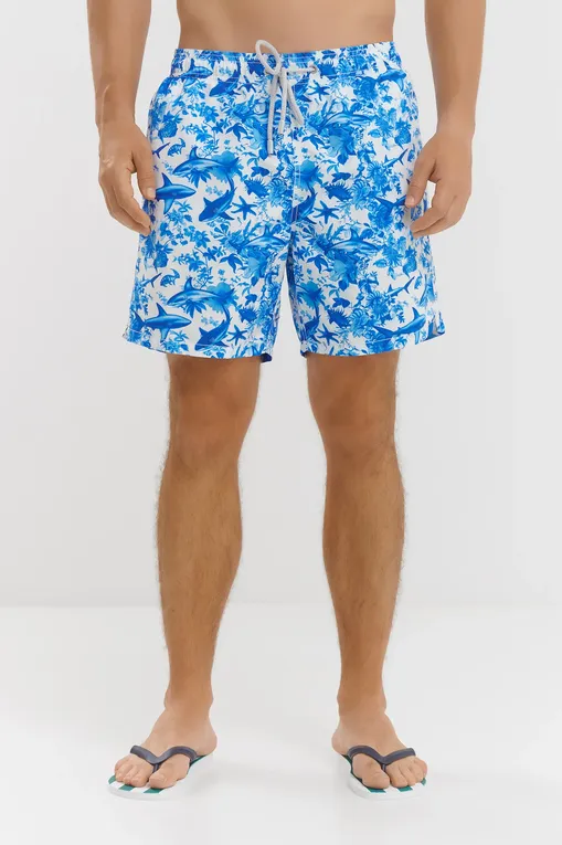 Плавки-шорты Mc2 Saint Barth GUSTAVIA SHARK TOILE 01