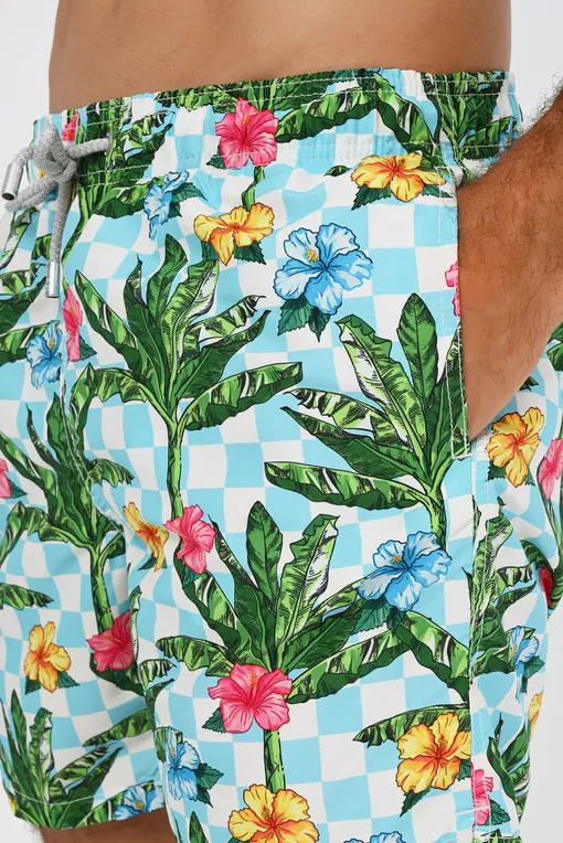 Плавки-шорты Mc2 Saint Barth GUSTAVIA CHECKY PALM 31