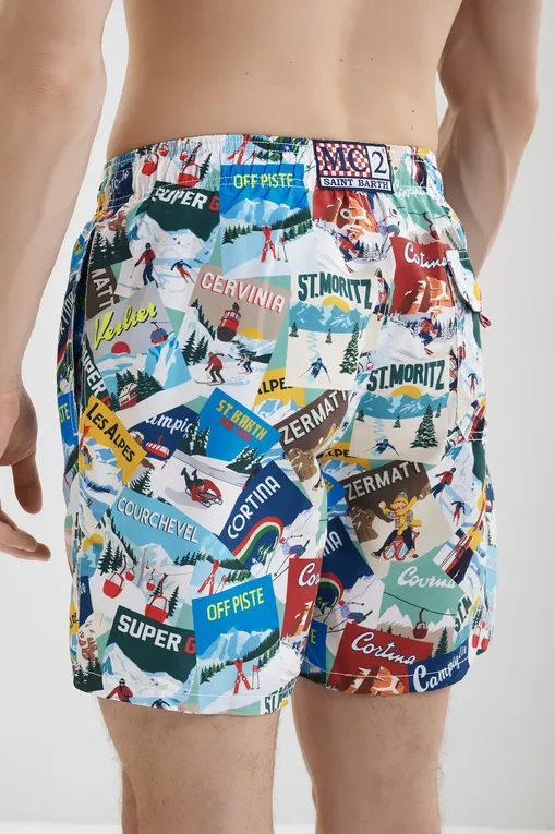 Плавки-шорты Mc2 Saint Barth GUSTAVIA WERE HERE 53 (00831I)