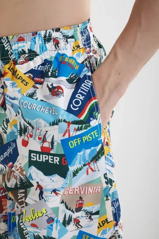 Плавки-шорты Mc2 Saint Barth GUSTAVIA WERE HERE 53 (00831I)