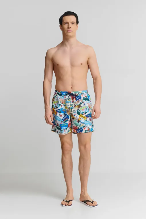 Плавки-шорты Mc2 Saint Barth GUSTAVIA WERE HERE 53