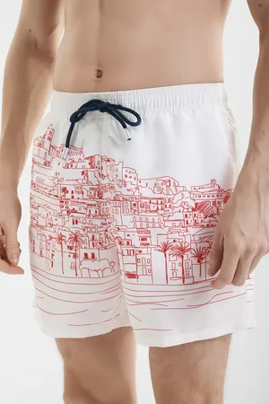 Mc2 Saint Barth GUSTAVIAPLACEDPRINT OLD TOWN 01 EMB (02823H)