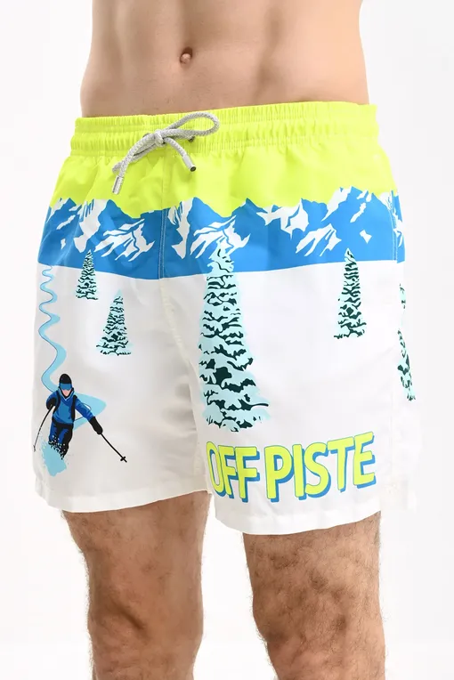 Плавки-шорты Mc2 Saint Barth GUSTAVIAPLACEDPRINT OFF PISTE SKIER 94 (00174E)