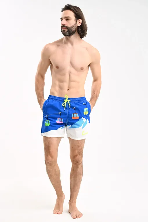 Плавки-шорты Mc2 Saint Barth GUSTAVIAPLACEDPRINT C CABLE 1701 EMB