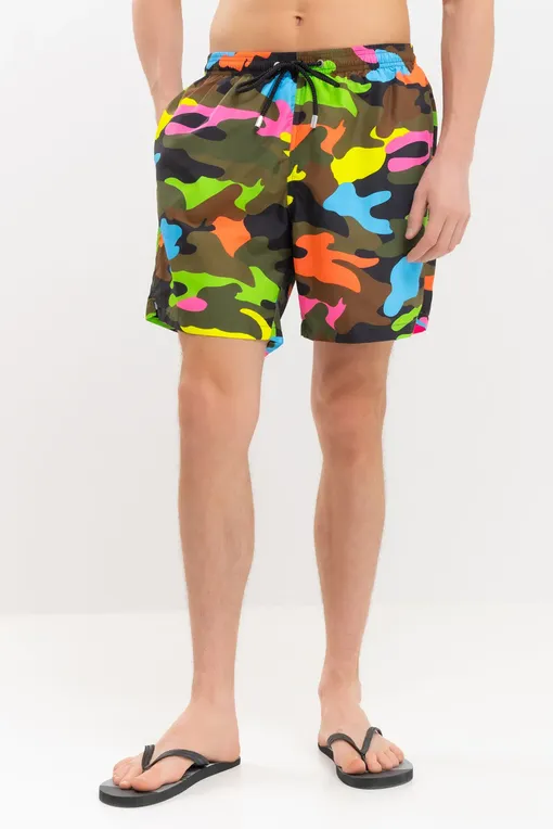 Плавки-шорты Mc2 Saint Barth LIGHTING MIM MULTI FLUO 54