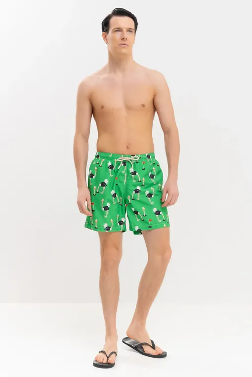 Плавки-шорты Mc2 Saint Barth LIGHTING GOLFER OSTRICH 57