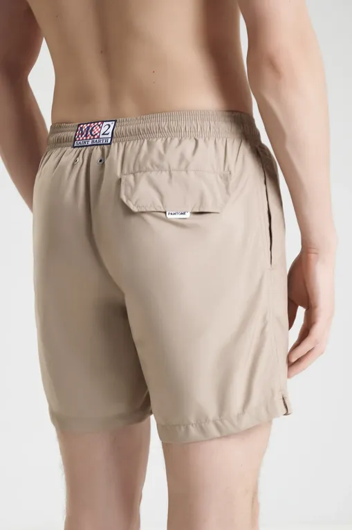 Пляжные шорты Mc2 Saint Barth LIGHTINGPANTONE 11 BEIGE PNT
