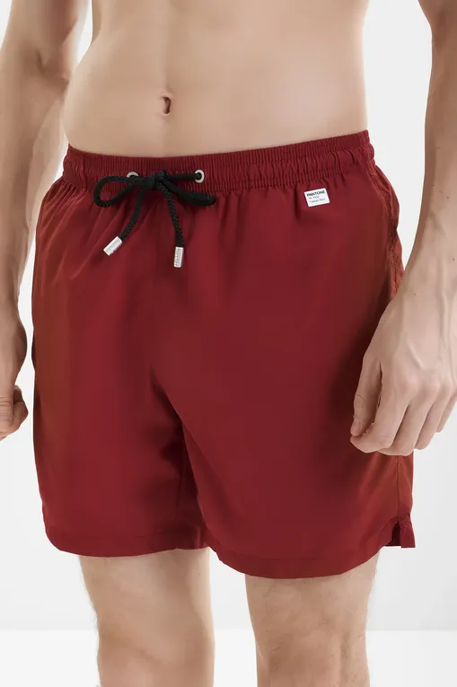 Пляжные шорты Mc2 Saint Barth LIGHTINGPANTONE 45 BORDEAUX PNT