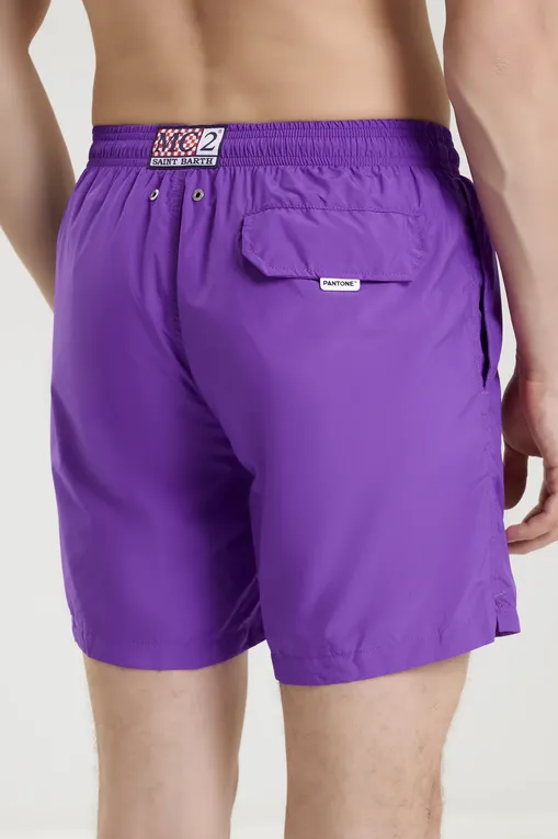 Пляжные шорты Mc2 Saint Barth LIGHTINGPANTONE 26 PURPLE PNT