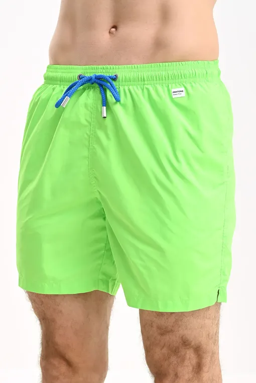 Пляжные шорты Mc2 Saint Barth LIGHTINGPANTONE 75 FLUO GREEN (00803E)