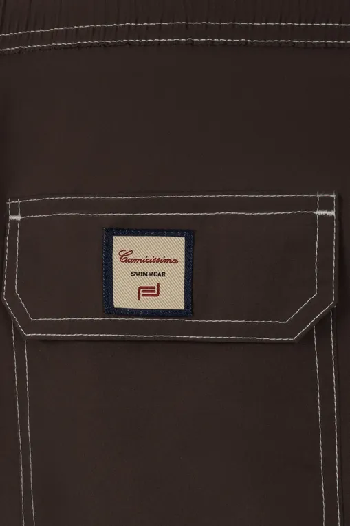 Шорты Camicissima C1CSTLPCGUNCS07 DARK BROWN