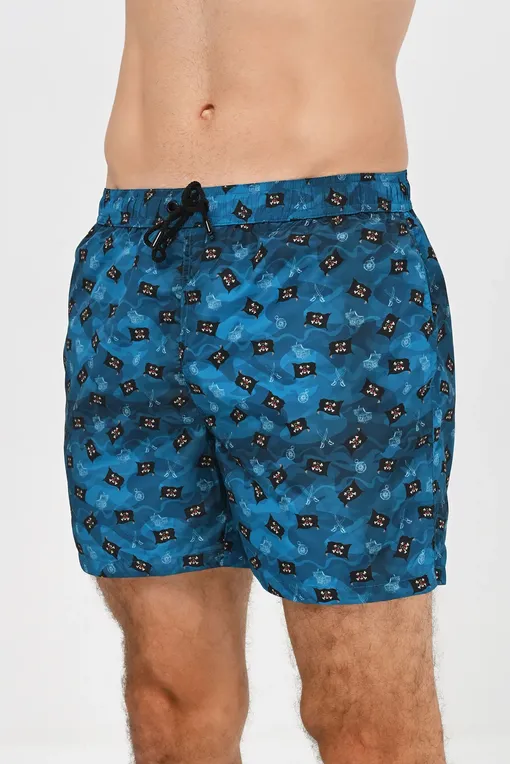 Пляжные шорты Gianantonio A. Paladini S2VRB01 RUDY 744 F.DO BLUE COBALTO