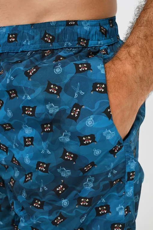 Пляжные шорты Gianantonio A. Paladini S2VRB01 RUDY 744 F.DO BLUE COBALTO