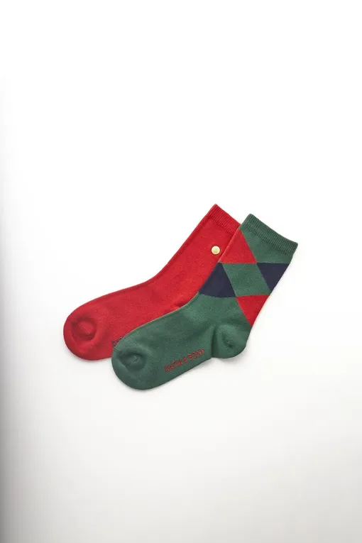 Подарочные наборы Katia&Bony 22401M4002 GREEN -BURGUNDY