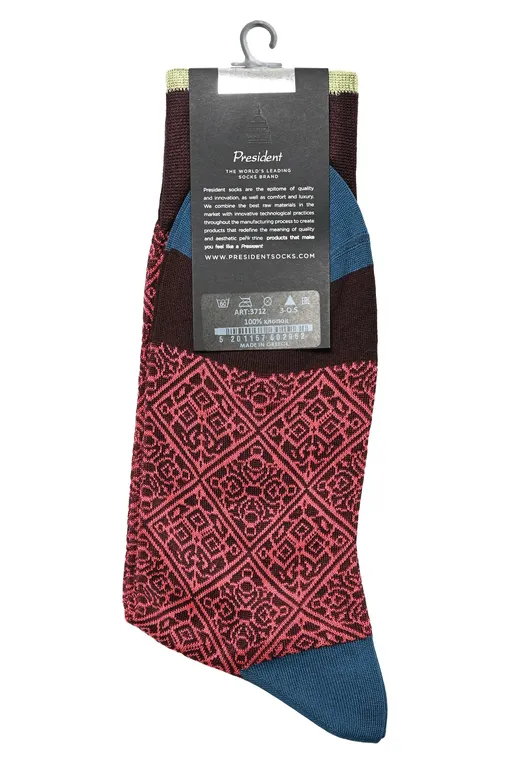 Носки President 3712 3 bordo