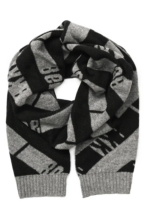 Шарфы Bikkembergs 3K2518U2568 GREY BLACK