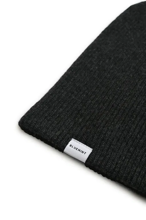 Шапки BLUEMINT BM BEANIE 521 ANTHRACITE MELANGE