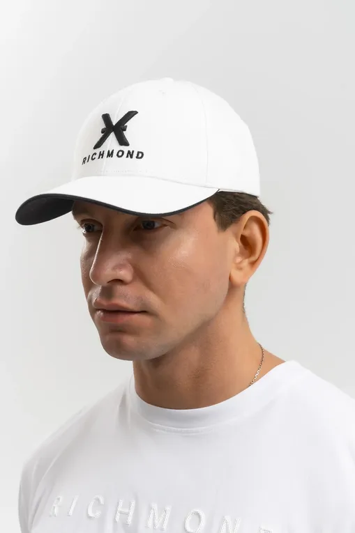 Бейсболки RICHMOND X UMP25296BT WHITE/BLK