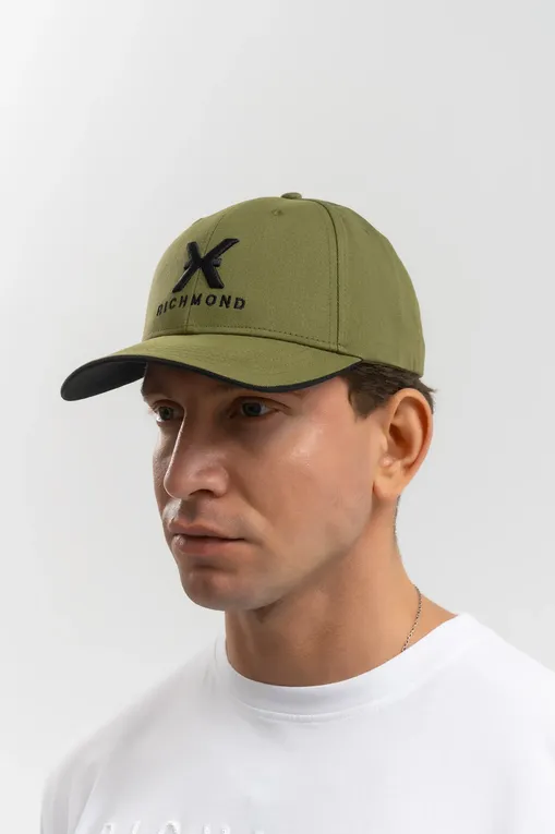 Бейсболки RICHMOND X UMP25296BT GREEN M/BK
