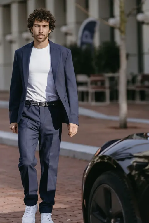 Ремни La Boucle SIENA Blue Leather