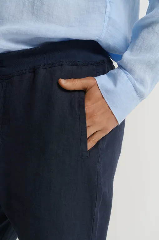 Брюки 120% Lino 32ALIM2131-0000253-0-00 000028 NIGHT BLU