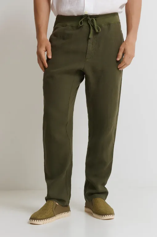 Брюки 120% Lino 32ALIM2131-0000253-0-00 000034 MILITARY