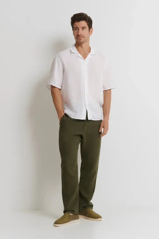 Брюки 120% Lino 32ALIM2131-0000253-0-00 000034 MILITARY