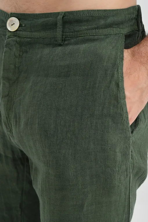 Брюки LaFabbricaDelLino ES603 330 Bosco