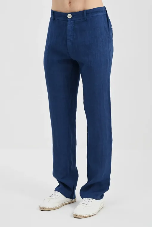 Брюки LaFabbricaDelLino ES603 322 Abisso