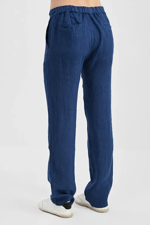 Брюки LaFabbricaDelLino ES603 322 Abisso