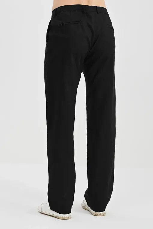 Брюки LaFabbricaDelLino ES615 08 NERO LAVAGNA