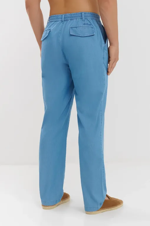 Брюки Mc2 Saint Barth CALAIS_CO CHAMBRAY DENIM DARK