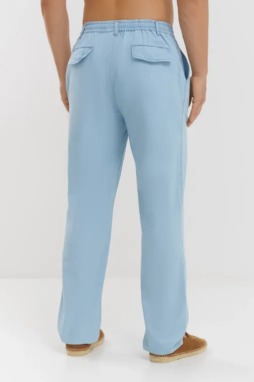 Брюки Mc2 Saint Barth CALAIS_CO CHAMBRAY DENIM LIGHT