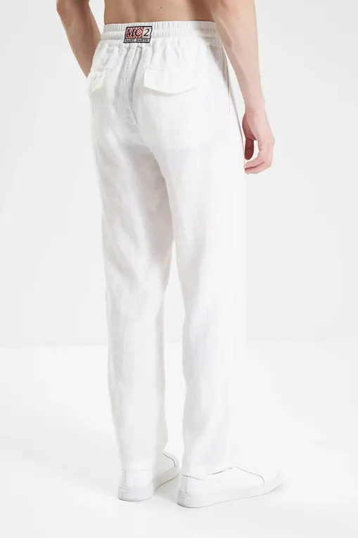 Брюки Mc2 Saint Barth CALAIS LINEN 01 WHITE (01896H)