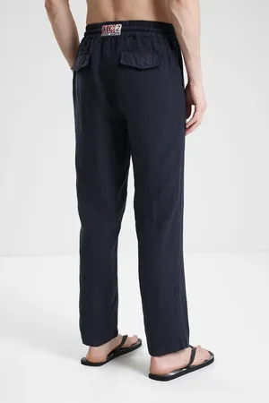 Mc2 Saint Barth CALAIS LINEN 61H BLUE NAVY