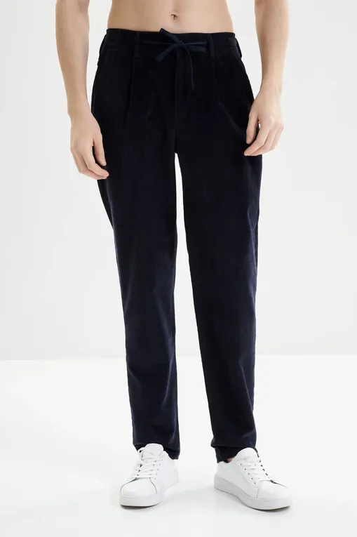 Брюки Mc2 Saint Barth FUJI_CO CORDUROY 61 BLUE NAVY