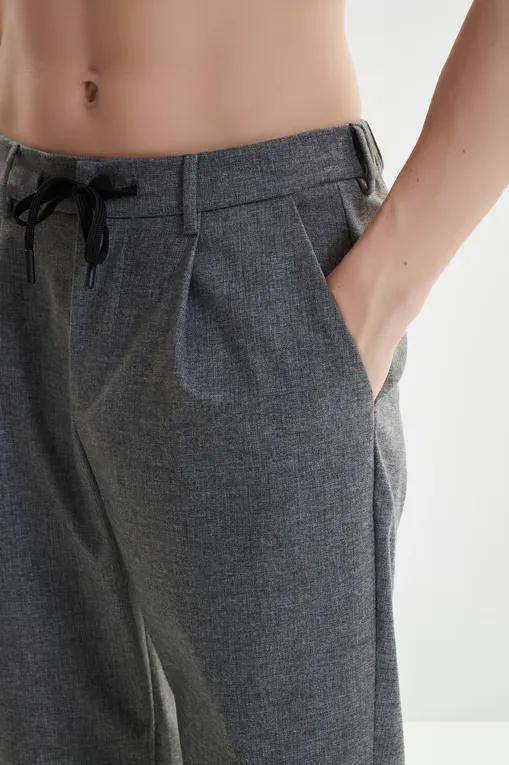 Брюки Mc2 Saint Barth FUJI FLANNEL 15M GREY MELANGE