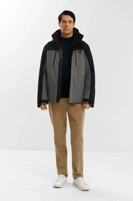 Куртки Mc2 Saint Barth GREATSCOTTFLANNEL 15M GREY MELANGE (00036I)