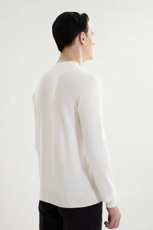 Джемперы Bikkembergs BMM1155 1001 OFF WHITE