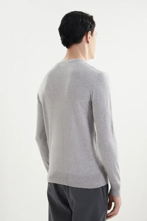 Джемперы Bikkembergs BMM1259 3000 GREY MELANGE MID/LIGH