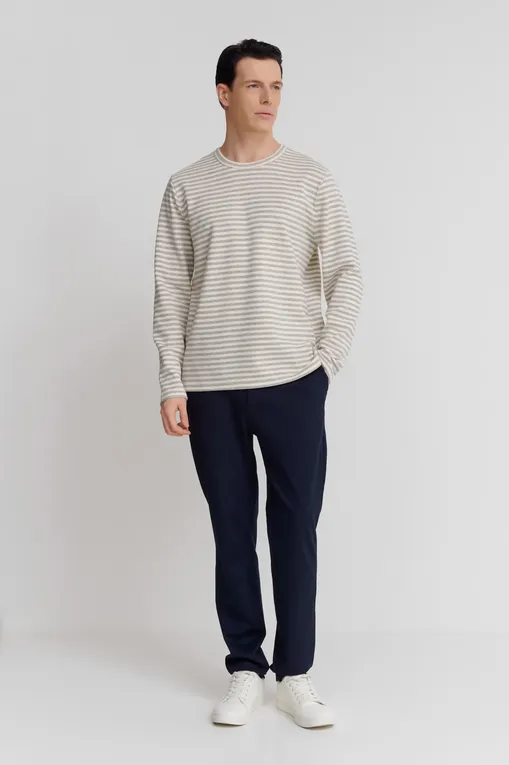 Джемперы BLUEMINT HUGO 1017 ECRU STRIPEY