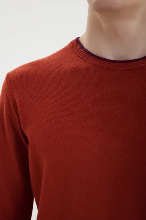 Джемперы GALLO AP513405 13735_COGNAC/PRUGNA