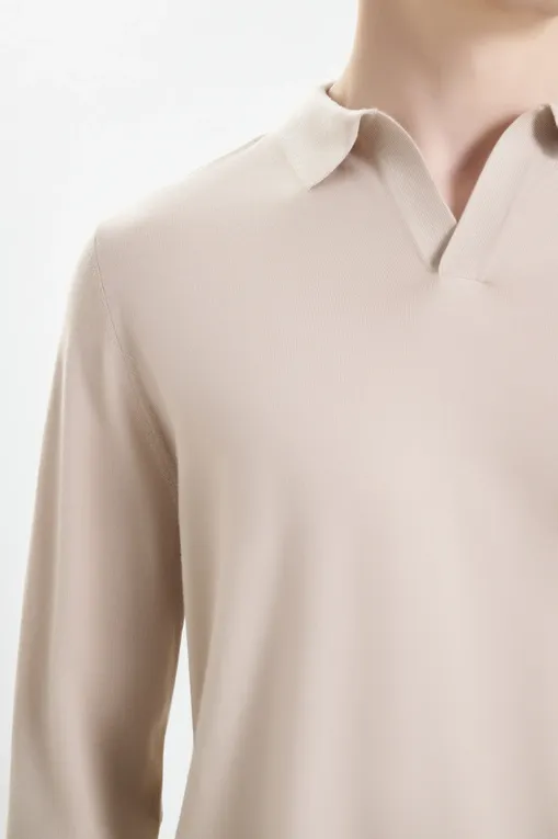 Джемперы Mc2 Saint Barth COVENTLIGHT MERINO 11 BEIGE